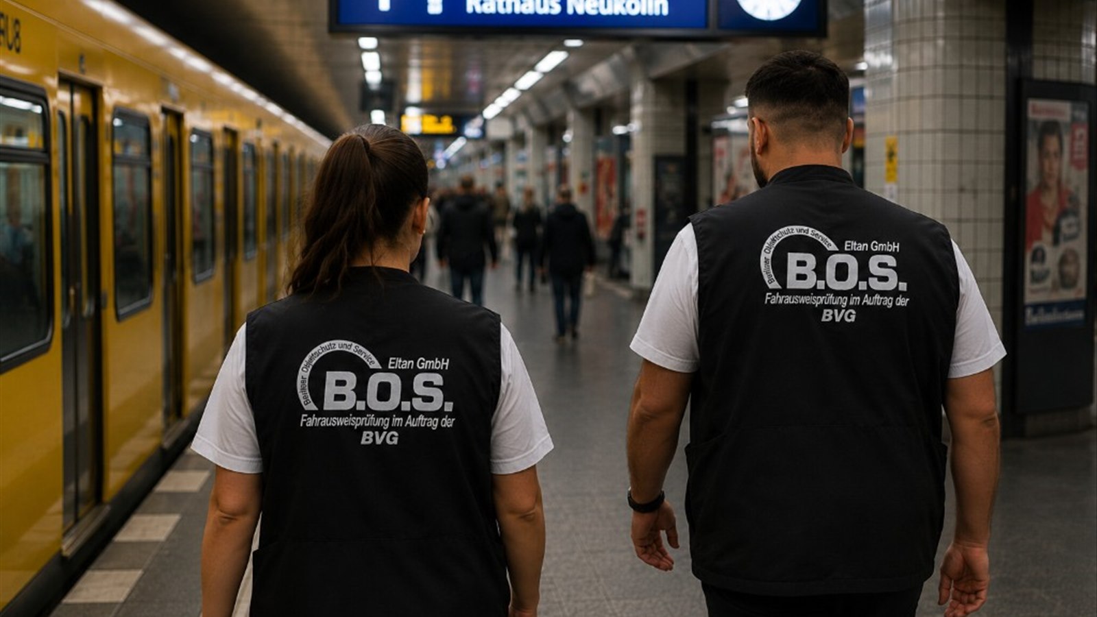 Mobile Streifen an U-Bahnhöfen