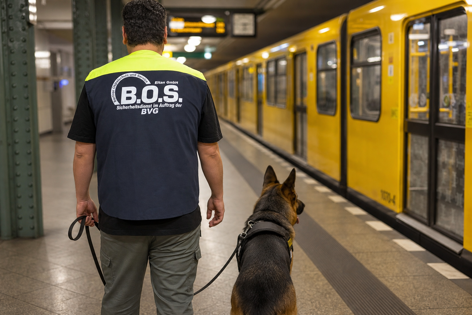 Hundeführer im ÖPNV – Team aus Mensch und Hund